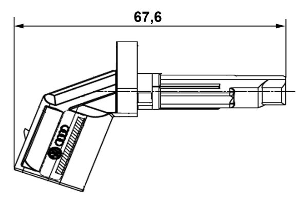 BOSCH 1000412114 0265007928 - érzékelő, kerékfordulatszám