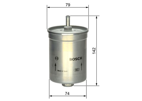 BOSCH 0450905007 Üzemanyagszűrő