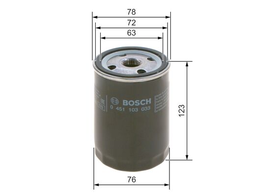 BOSCH 1000280773 0451103033 - olajszűrő