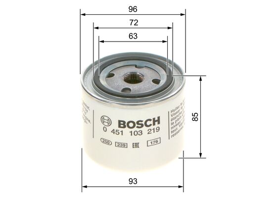 BOSCH 1000325247 0451103219 - olajszűrő