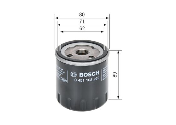 BOSCH 0451103299 Olajszűrő