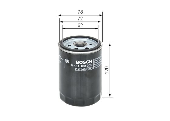 BOSCH 1000941463 0451103369 - olajszűrő