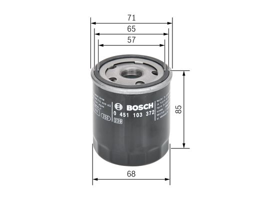 BOSCH 0451103372 Olajszűrő