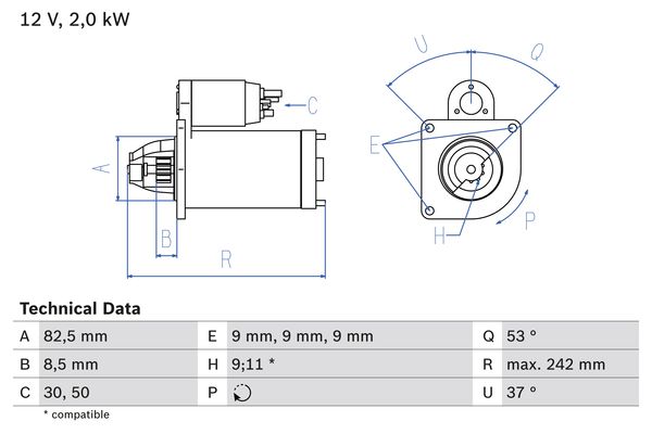 BOSCH 0986018450 ROZRUSZNIK