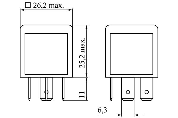 BOSCH 0986332022 kisrelé