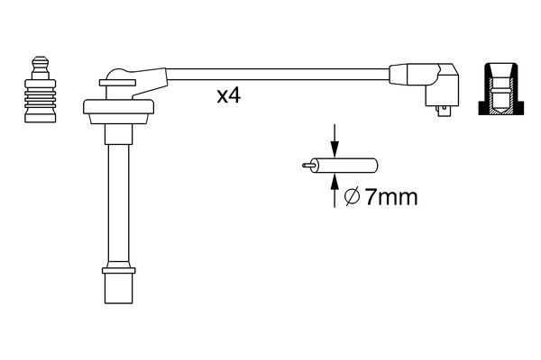 BOSCH 0986357278 GY?JT?K?BEL Készlet