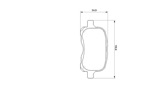 BOSCH 219 778 0 986 424 692 - Fékbetét készlet, tárcsafék