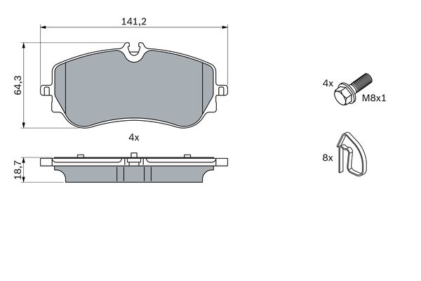 BOSCH 262 764 Alkatrész