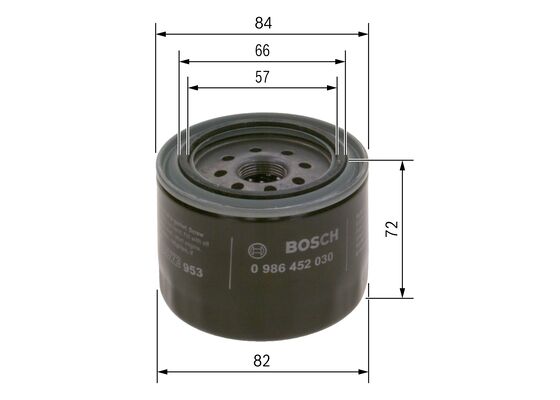 BOSCH 0986452019 Olajszűrő