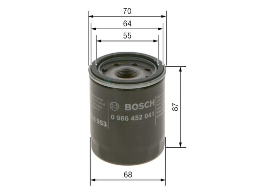 BOSCH 1000326230 0986452041 - olajszűrő