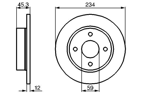 BOSCH 215 710 Alkatrész 0 986 478 288