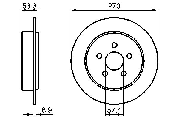 BOSCH 227 466 Alkatrész 0 986 478 514