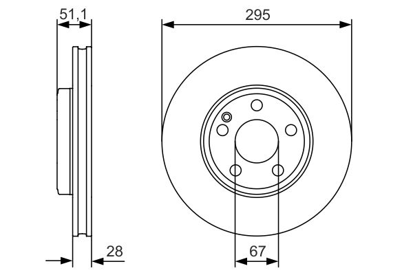 BOSCH BOS0986479A01 féktárcsa