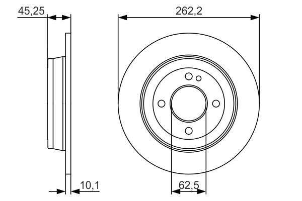 BOSCH 261 431 0 986 479 a44 Alkatrész