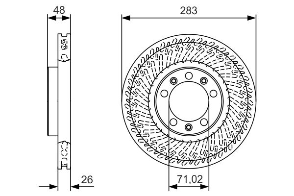 BOSCH 261 344 0 986 479 c33 Alkatrész