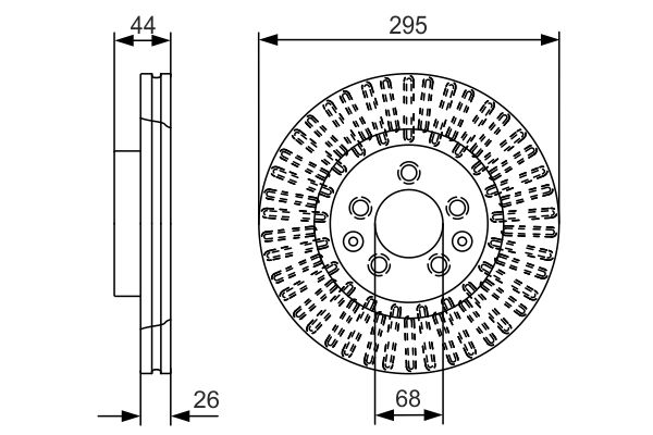 BOSCH 261 401 0 986 479 d16 Alkatrész