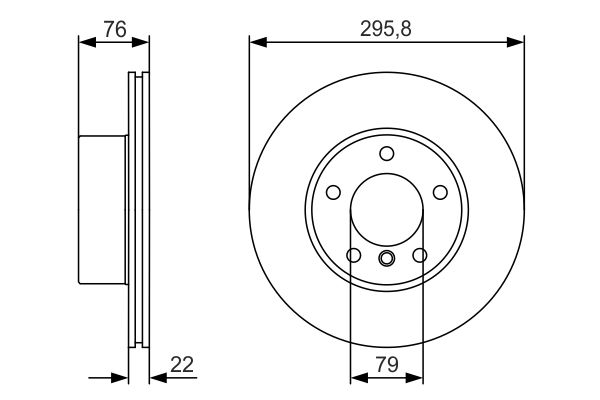 BOSCH 0986479R72 0986479R72 FÉKTÁRCSA (CSAK PÁRBAN RENDELHETO)