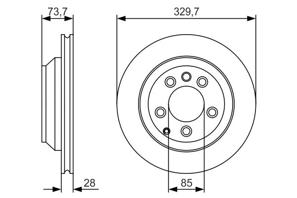 BOSCH 0986479S20 0986479S20 FÉKTÁRCSA (CSAK PÁRBAN RENDELHETO)