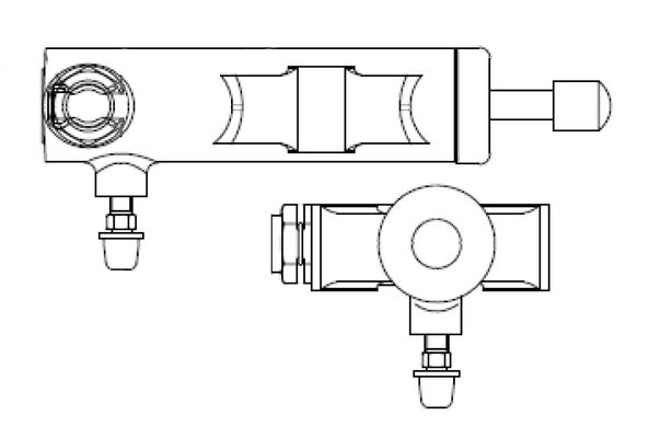 BOSCH 1001776989 0986486597 - munkahenger, kuplung