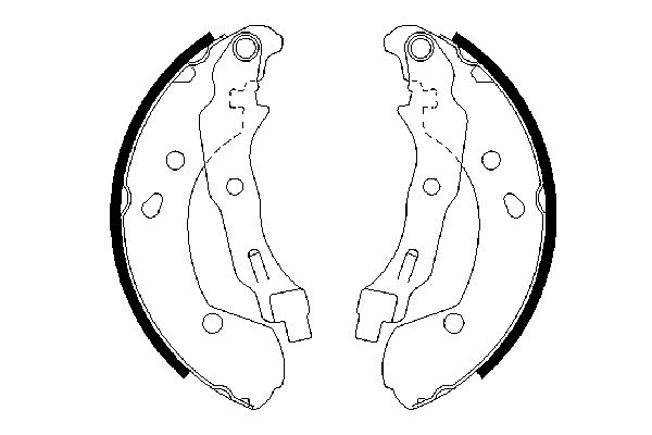 BOSCH BOS0986487668 fékpofakészlet