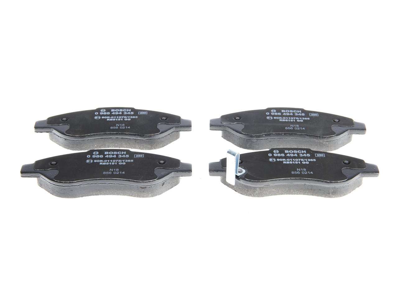 BOSCH BOH0986494345 KLOCKI HAM  OPEL CORSA D