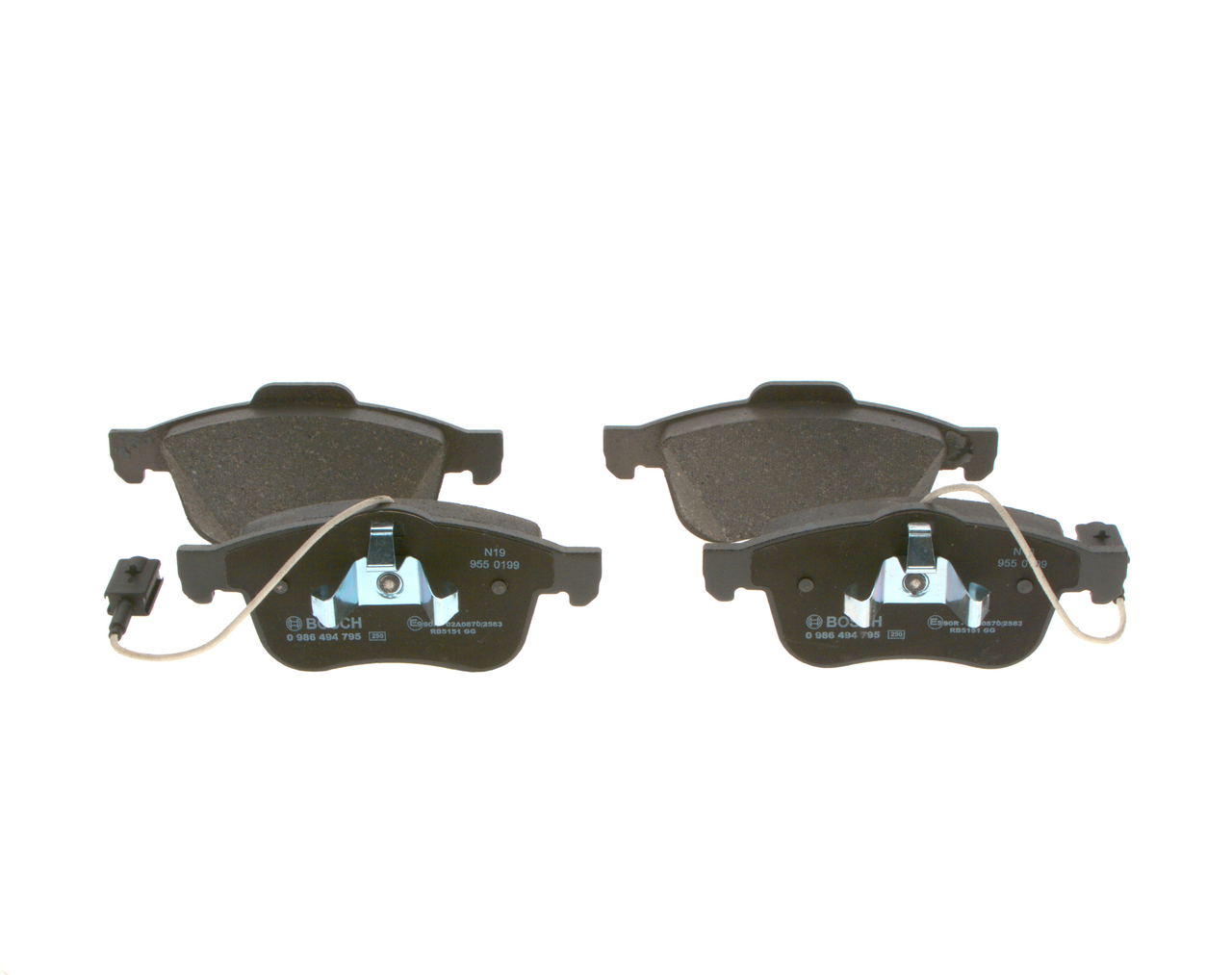 BOSCH BOH0986494795 KLOCKI HAM PRZOD