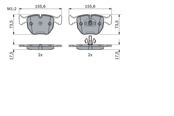 BOSCH 0986494918 f?kbet?tk?szlet, t?rcsaf?k