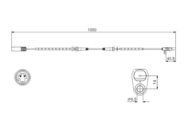 BOSCH 0986594512 fordulatszám érzékelő