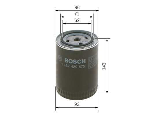 BOSCH 1457429675 Üzemanyagszűrő