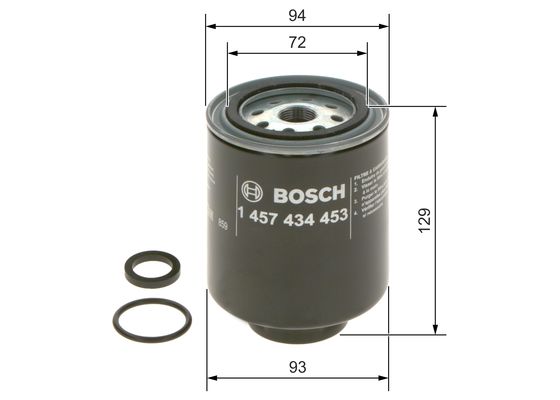 BOSCH 1000472203 1457434453 - Üzemanyagszűrő