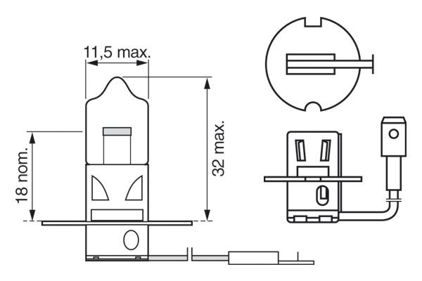 BOSCH 1987302035 Ködfényszóró izzó