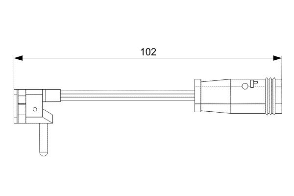 BOSCH 1001779606 1987473019 - KOPÁSJELZŐ ÉRINTKEZŐ, FÉKBETÉTKOPÁS