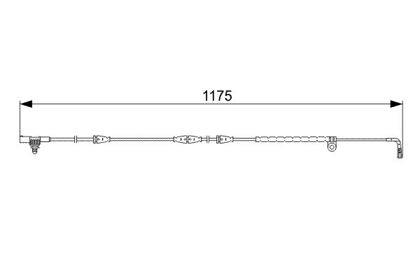 BOSCH 1001779618 1987473032 - KOPÁSJELZŐ ÉRINTKEZŐ, FÉKBETÉTKOPÁS