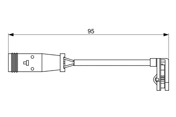 BOSCH 1000961306 1987473036 - KOPÁSJELZŐ ÉRINTKEZŐ, FÉKBETÉTKOPÁS