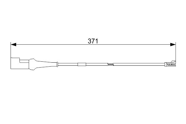 BOSCH 1001843504 1987473576 - KOPÁSJELZŐ ÉRINTKEZŐ, FÉKBETÉTKOPÁS