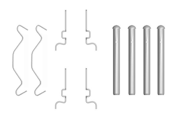 BOSCH BOS1987474313 tartozékkészlet, tárcsafékbetét