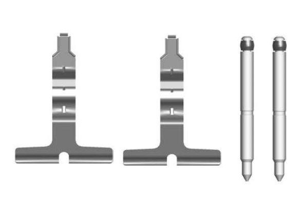 BOSCH BOS1987474430 tartozékkészlet, tárcsafékbetét