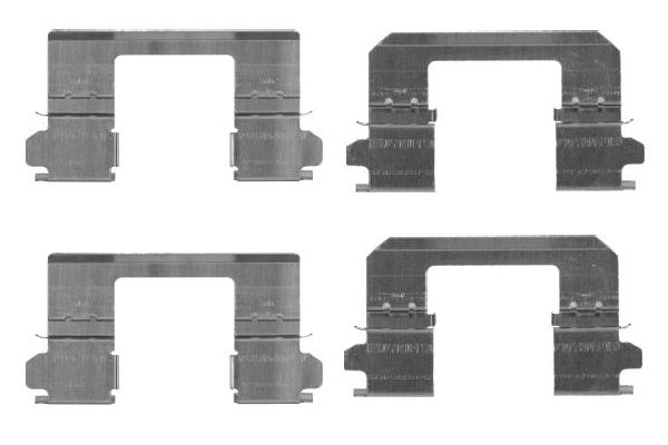 BOSCH BOS1987474461 tartozékkészlet, tárcsafékbetét