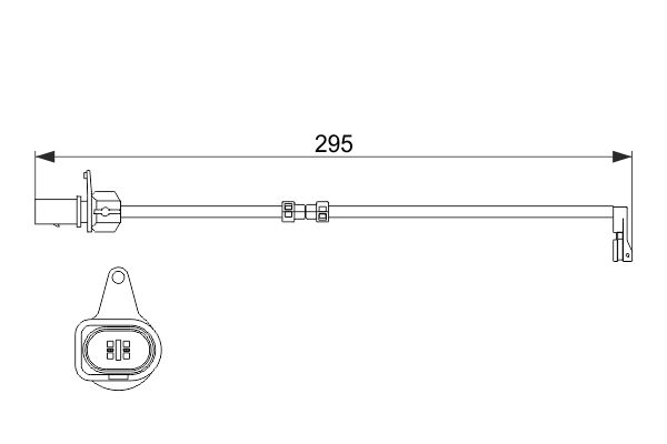 BOSCH 1987474508 Fékbetét kopásjelző, visszajelző