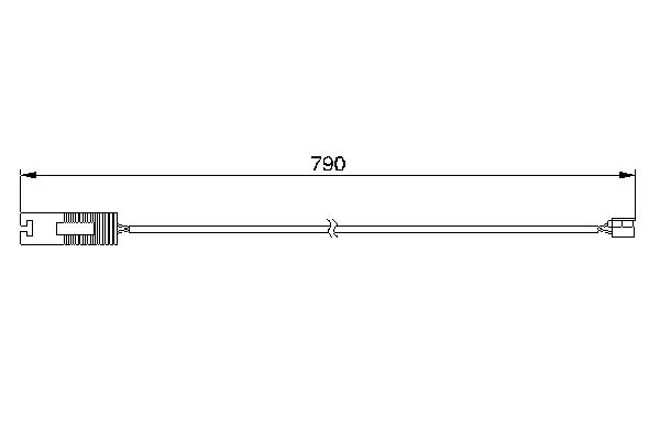 BOSCH 1001777692 1987474926 - KOPÁSJELZŐ ÉRINTKEZŐ, FÉKBETÉTKOPÁS