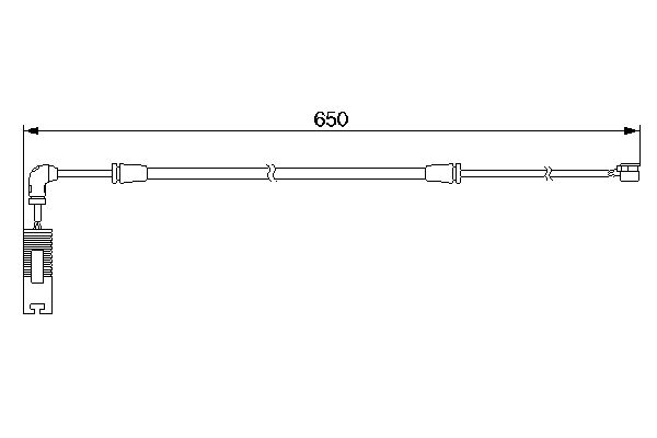 BOSCH 1001777782 1987474960 - KOPÁSJELZŐ ÉRINTKEZŐ, FÉKBETÉTKOPÁS