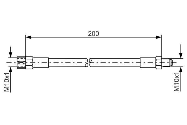 K&N FT 4671 Fékcső, gumifékcső