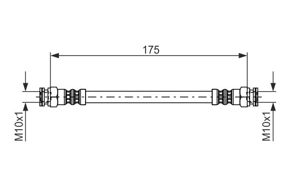 BOSCH  1987476012 - FÉKTÖMLŐ