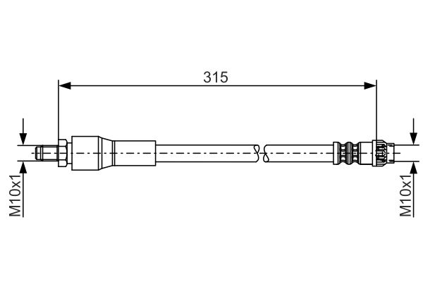 K&N FT 4766 Fékcső, gumifékcső