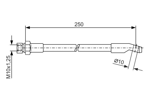 K&N FT 8367 Fékcső, gumifékcső