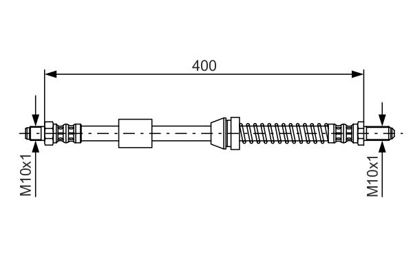 MOTOFIT MOT FC4670 Fékcső, gumifékcső