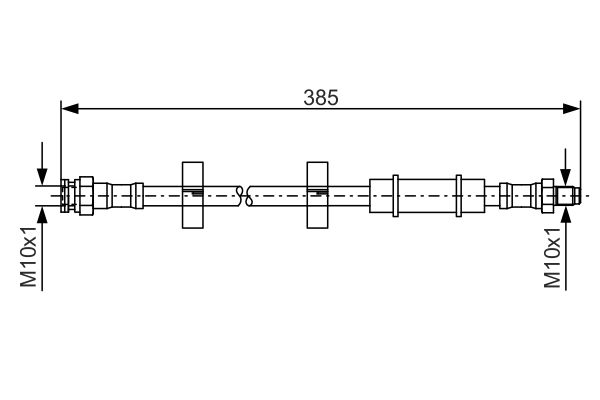 K&N FT 8426 Fékcső, gumifékcső