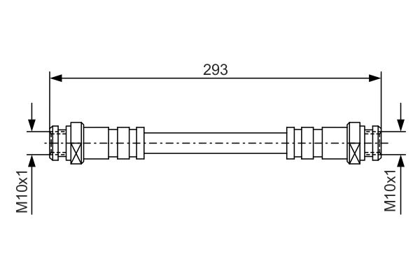 K&N FT 3305 Fékcső, gumifékcső