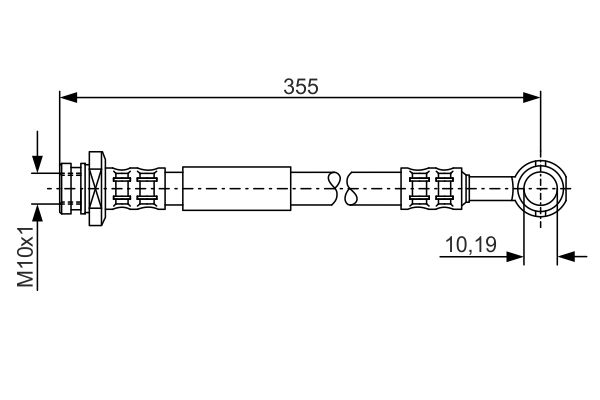 BOSCH 1001771827 1987476933 - FÉKTÖMLŐ