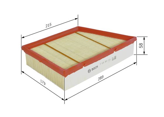 BOSCH 272903 F 026 400 324 - Levegőszűrő, légszűrő